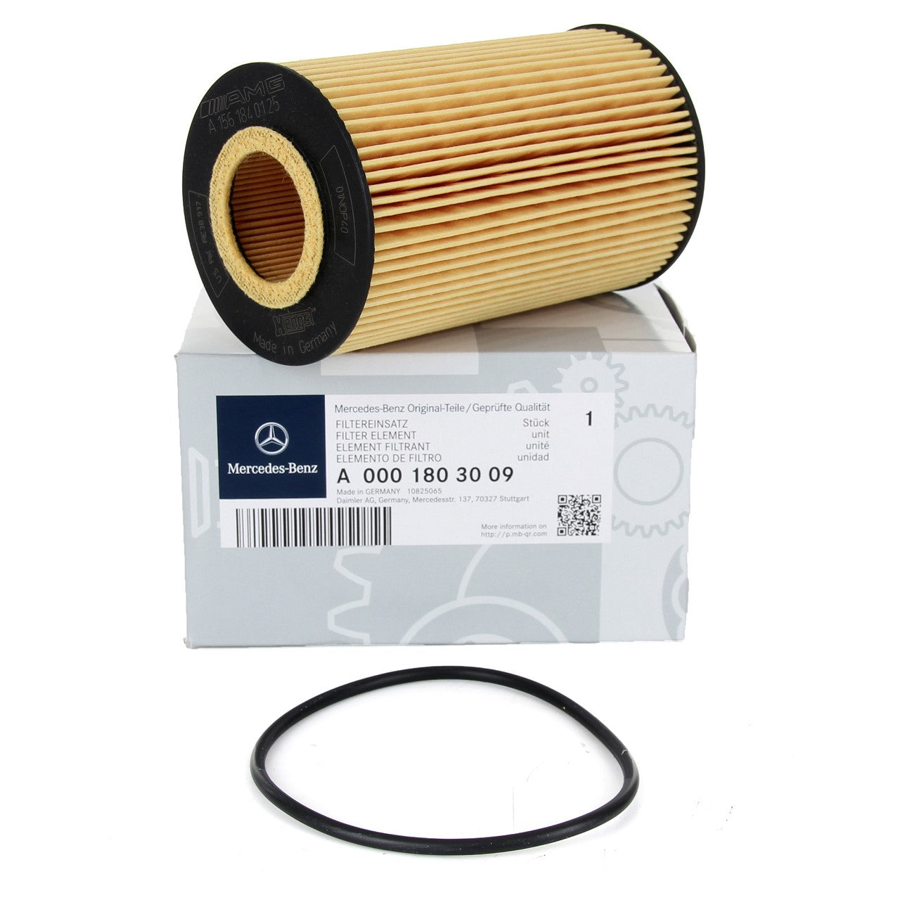 Mercedes Engine Oil Filter - Genuine Mercedes 0001803009 - W204 C63 M156