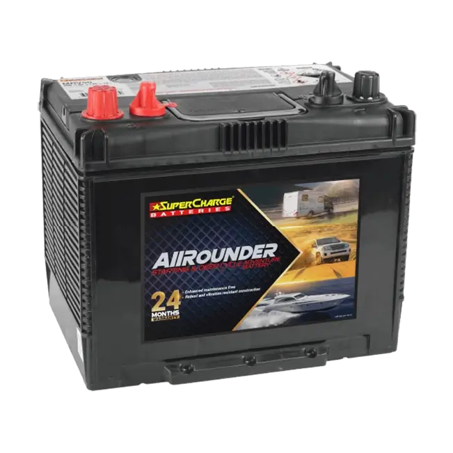 Super Charge Supercharge All Rounder MRV50 - 12V 650CCA Starting &amp; Deep Cycle Battery - Image 1