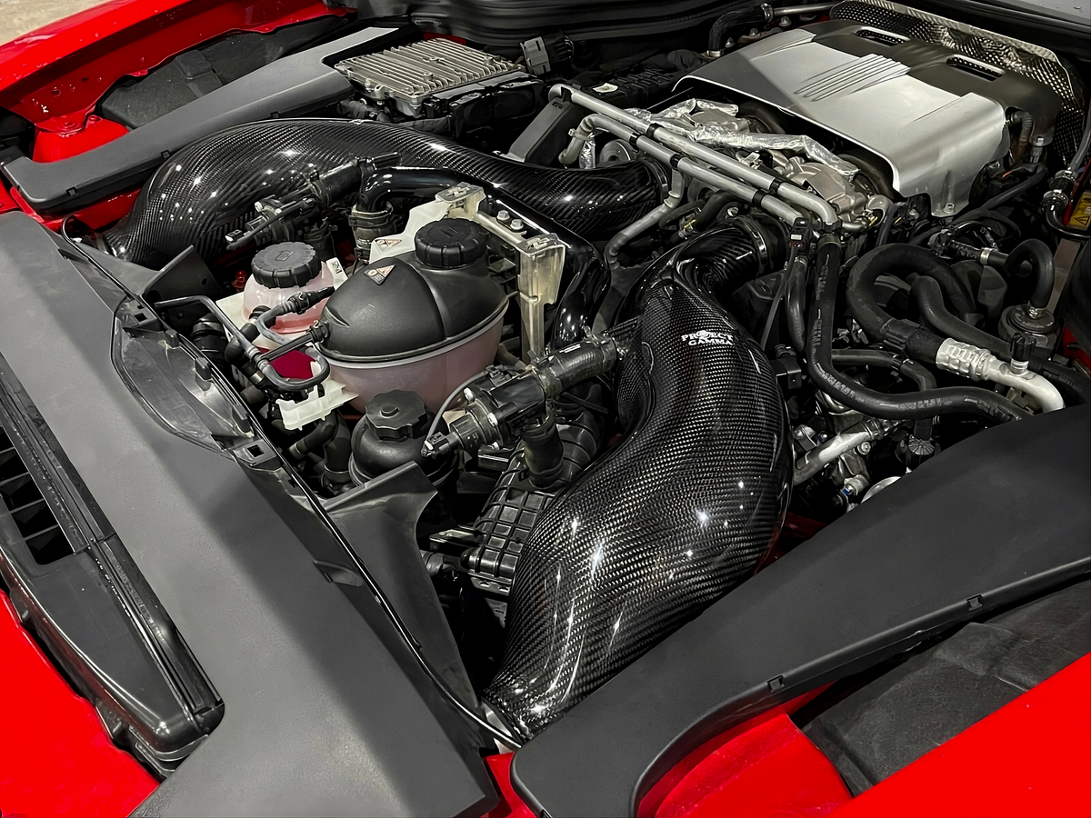 ProjectGamma Mercedes-Benz AMG GT/GT-S/GT-R Carbon Fiber Intakes with Filters