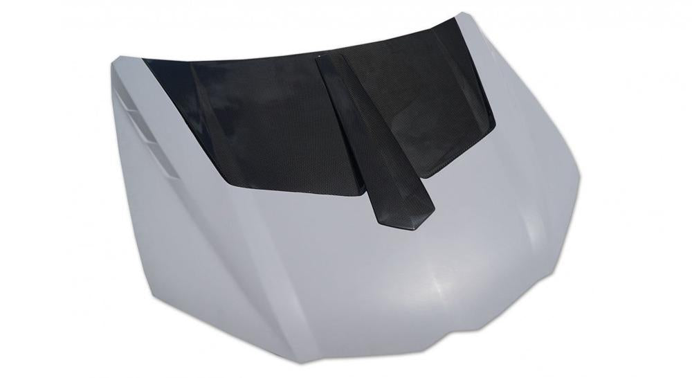 Lamborghini Urus | Engine Bonnet - Primed For Painting/Partial Visible Carbon with Primed for Painting Cover