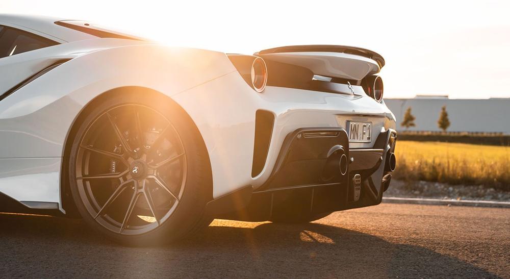 NOVITEC Ferrari 488 Pista Spider | Power Optimised Exhaust System without Flap-Regulation - Stainless Steel