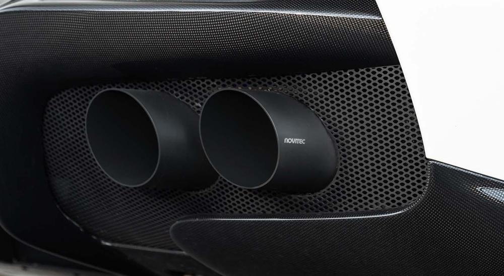 NOVITEC Ferrari Portofino M | Tailpipes Set with New Mesh-Insert - Black