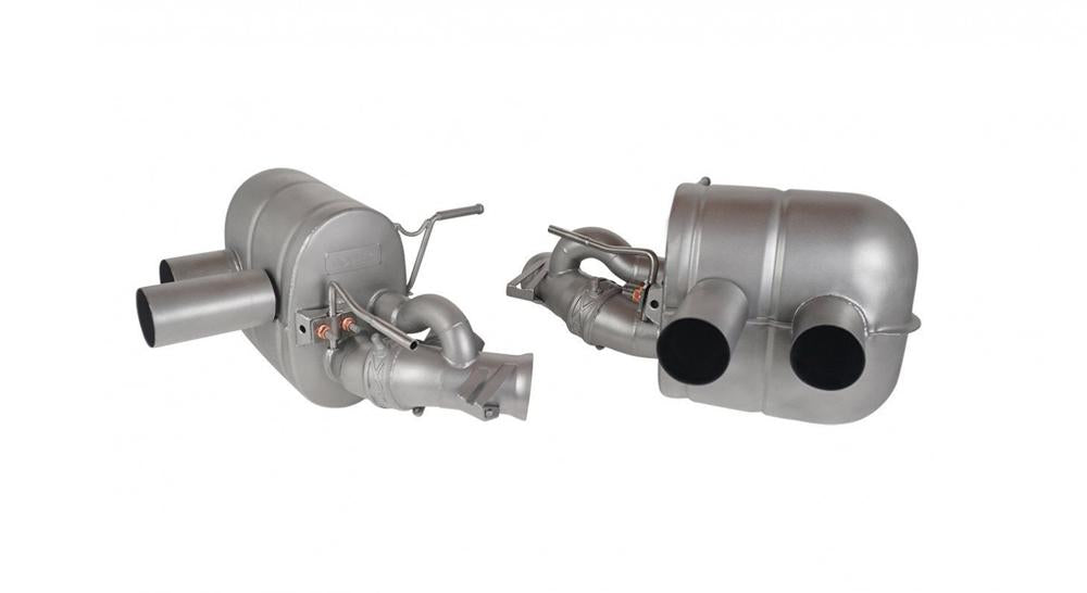 Ferrari Monza SP1/SP2 | Power Optimised Exhaust System without Flap-Regulation - Gold Plated Inconel