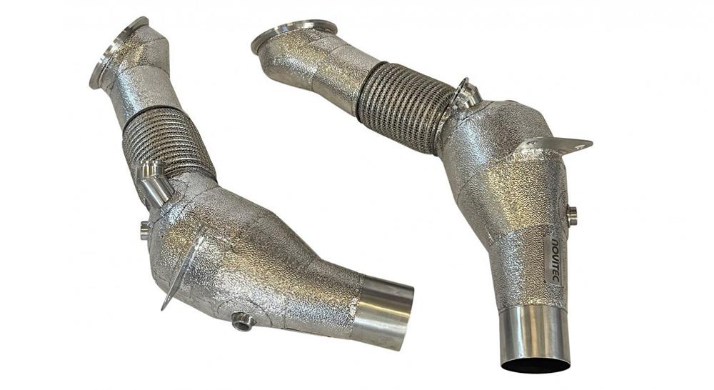 Ferrari SF90 Stradale/Spider | Sport Metal Catalysts Set - Gold Plated Inconel