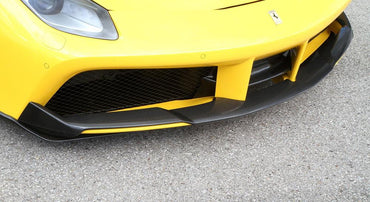 NOVITEC Ferrari 488 Spider/GTB | Frontspoiler Lip - Visible Carbon