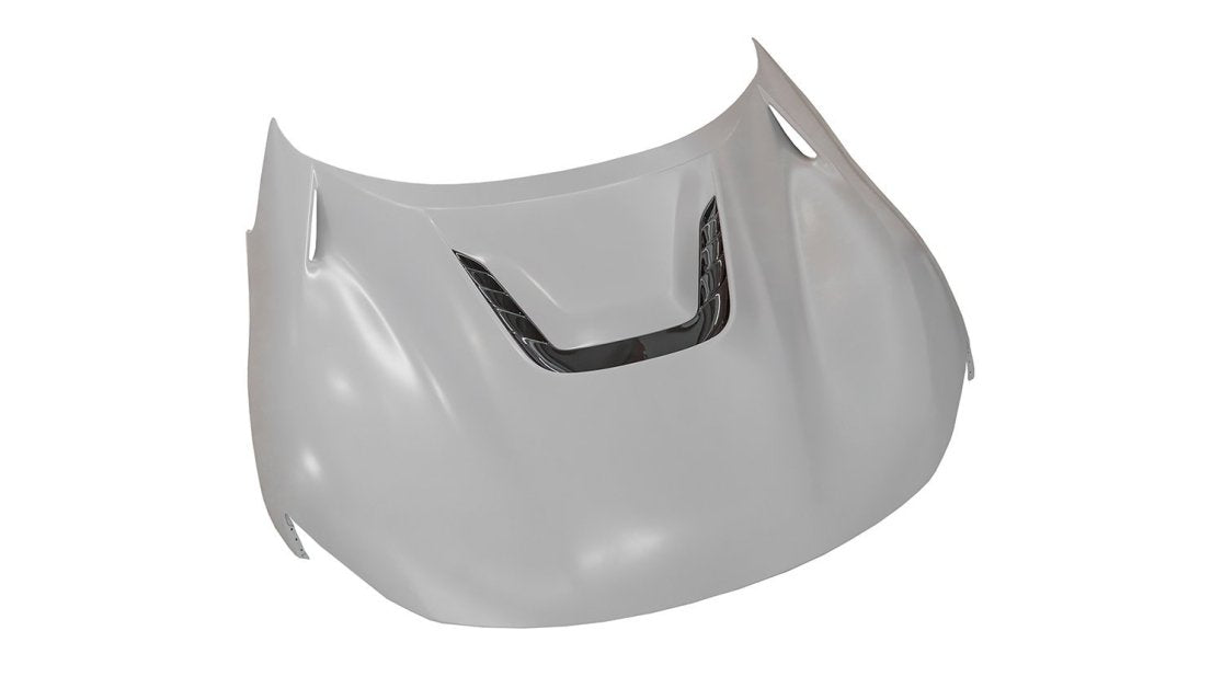 Ferrari Purosangue | Novitec ESTESO Engine Bonnet Primed For Painting / Partial Visible Carbon / Bonnet Insert