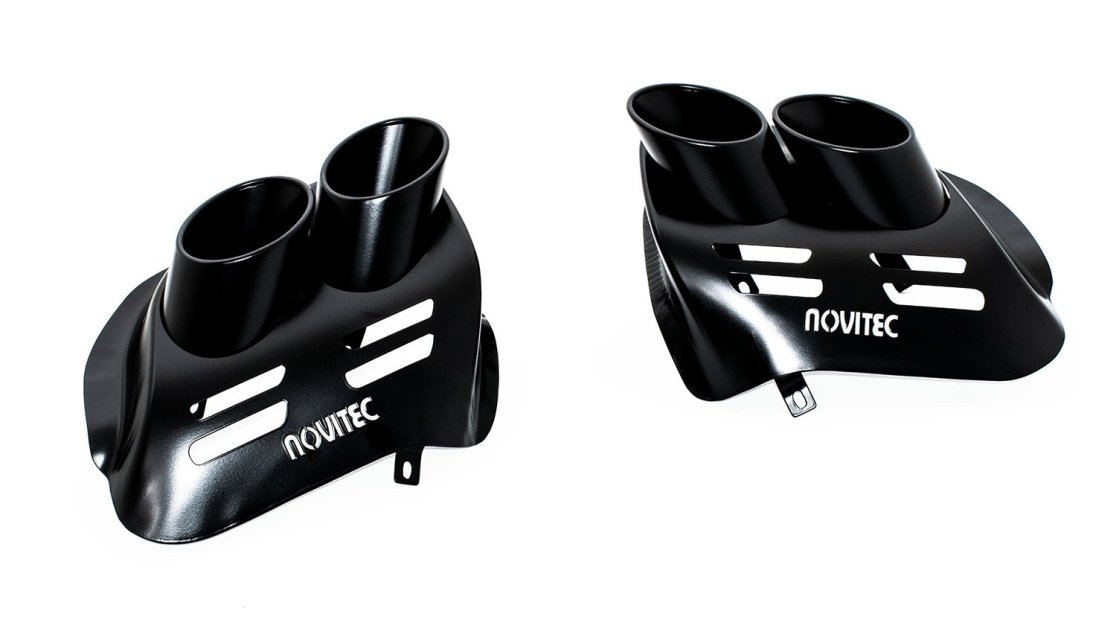 Ferrari 12Cilindri | Novitec Tailpipes (Set Of 2)  - Gold Plated Stainless-steel