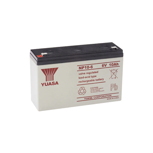 Yuasa NP10-6FR 6V 10Ah AGM Deep-Cycle Battery - Image 1