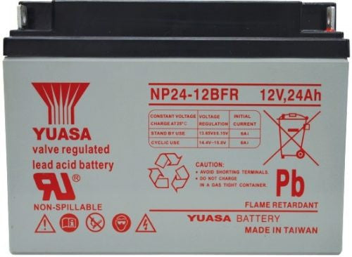Yuasa NP24-12BFR NP Stationary Power 12V 24Ah AGM Deep-Cycle Battery Sealed - Image 1
