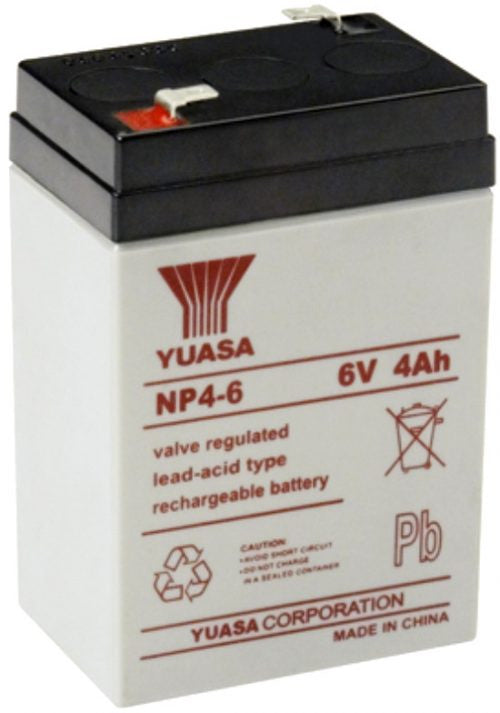 Yuasa NP4-6FR NP Stationary Power 6V 4Ah AGM Deep-Cycle Battery Sealed - Image 1