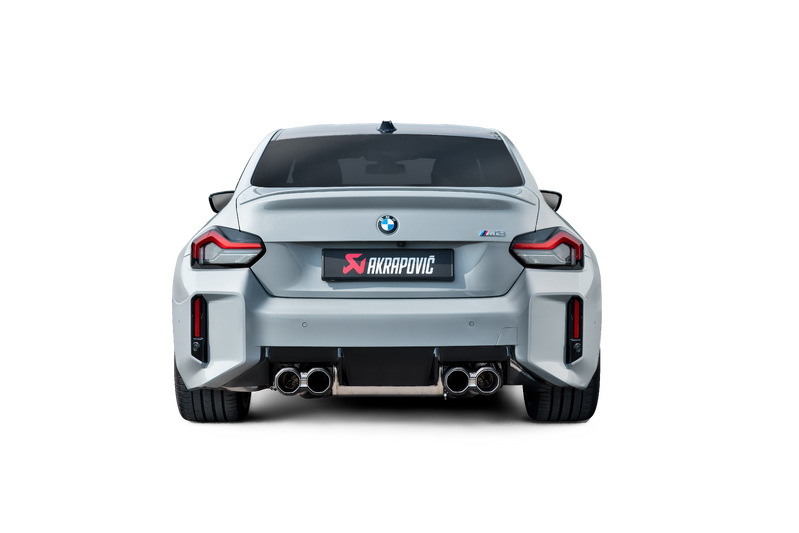 Akrapovic BMW G87 M2 Evolution Line with Carbon Tailpipes, Stainless Steel Link Pipes