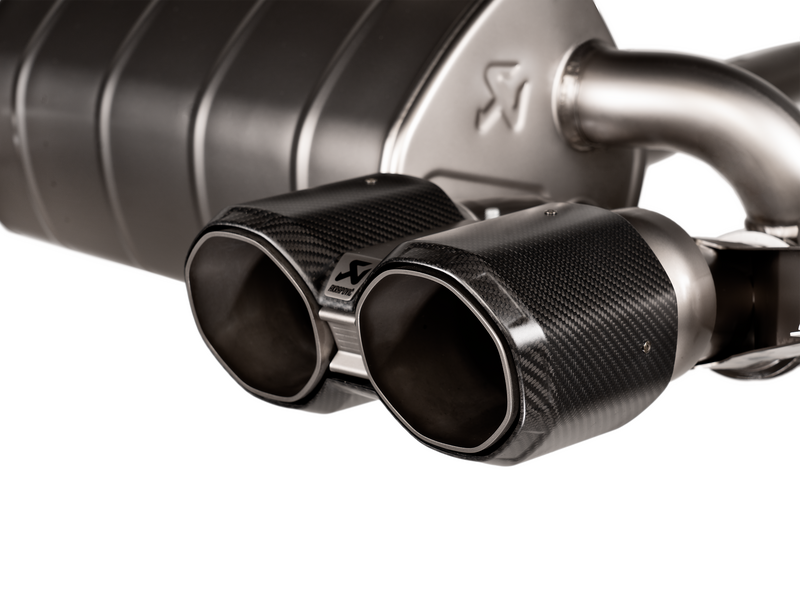 Akrapovic BMW G87 M2 Evolution Line with Carbon Tailpipes, Stainless Steel Link Pipes