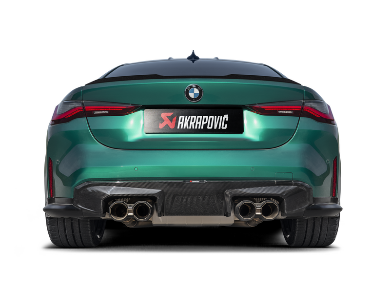 Akrapovic BMW G80 G81 M3 / G82 M4 (Including CSL) Slip-On Line Exhaust with Octagonal Design Carbon Tail