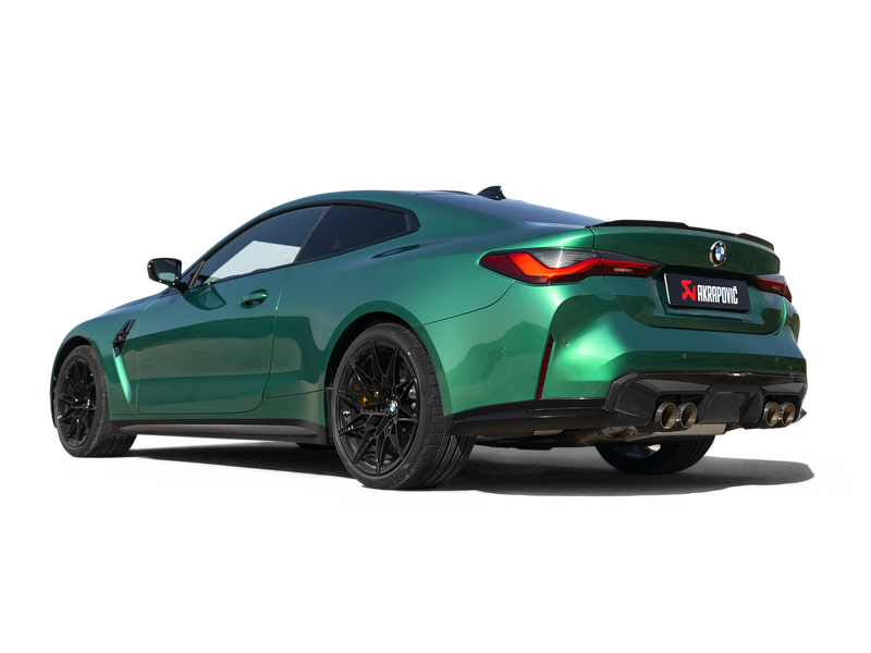 Akrapovic BMW G80 G81 M3 / G82 M4 (Including CSL) Slip-On Line Exhaust with Octagonal Design Carbon Tail