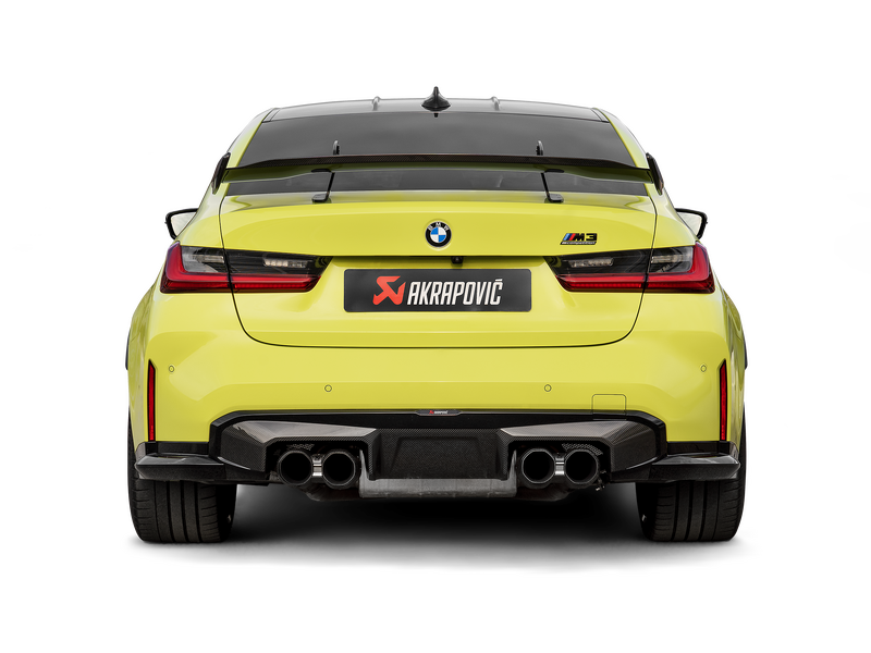 Akrapovic BMW G80 G81 M3 / G82 M4 (Including CSL) Slip-On Line Exhaust with Octagonal Design Carbon Tail