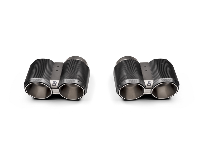 Akrapovic BMW G80 G81 M3 / G82 M4 (Including CSL) Slip-On Line Exhaust with Octagonal Design Carbon Tail