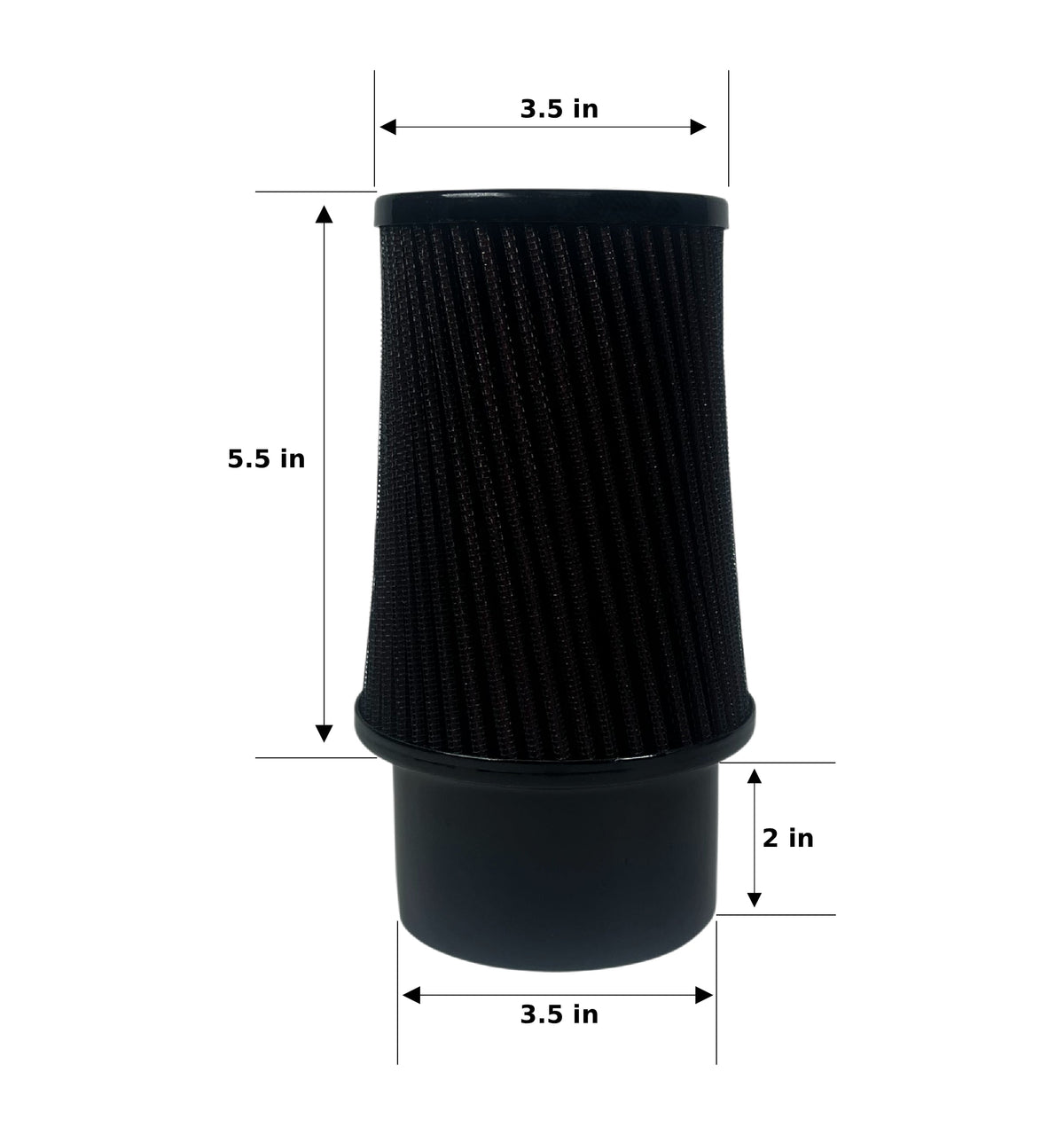 ProjectGamma Performance Air Filter Set (2 Pack) – For Short Extension Intakes
