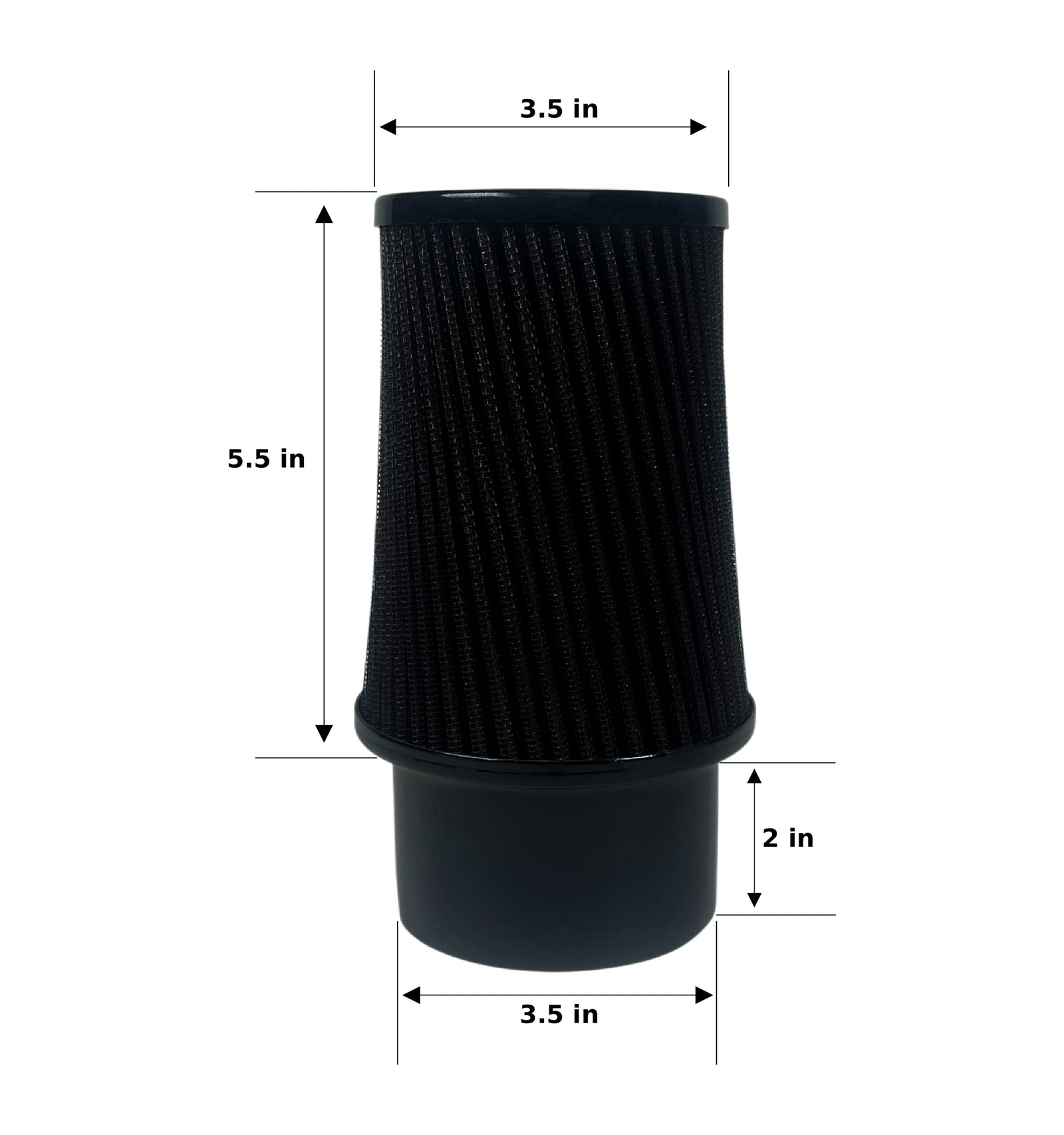 ProjectGamma Performance Air Filter Set (2 Pack) – For Short Extension Intakes