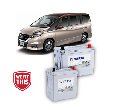 Varta Nissan Serena S-hybrid Batteries (2010-2022) C26 C27 - Image 1
