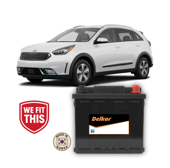 Delkor Kia Niro Hybrid PHEV EV 12V Auxiliary Battery (2016-2022) - Image 1