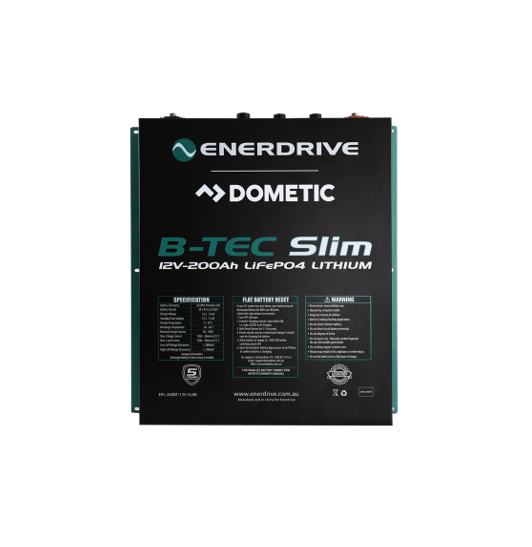 Enerdrive B-TEC LiFePO4 Slim Case Battery - 12V 200Ah - Image 3
