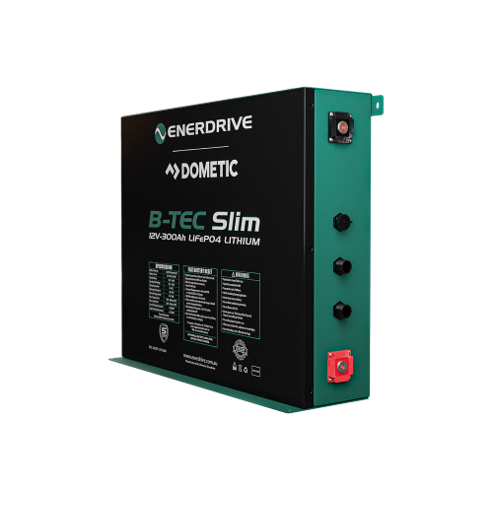 Enerdrive B-TEC LiFePO4 Slim Case Battery - 12V 300Ah - Image 1