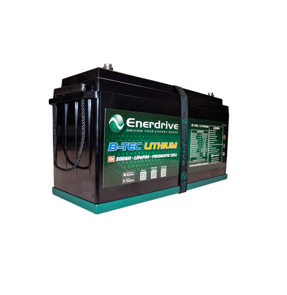 Enerdrive B-TEC Gen2 LiFePO4 Leisure Battery - 12V 200Ah - Image 1