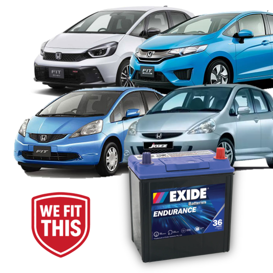 Delkor Honda Fit Jazz Battery (2001-onwards) - Image 1