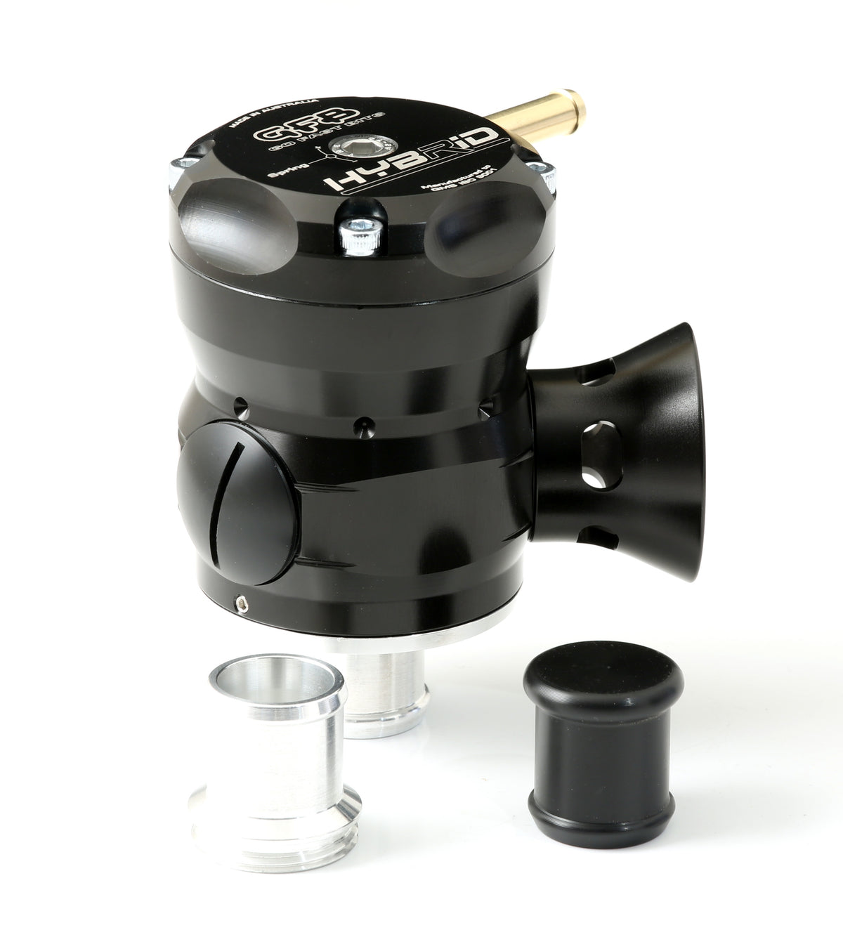GFB Hybrid HYBRID Dual Port 50/50 Atmo/Recir (20mm inlet, 20mm outlet) Earlier GC8 WRX (T9220)