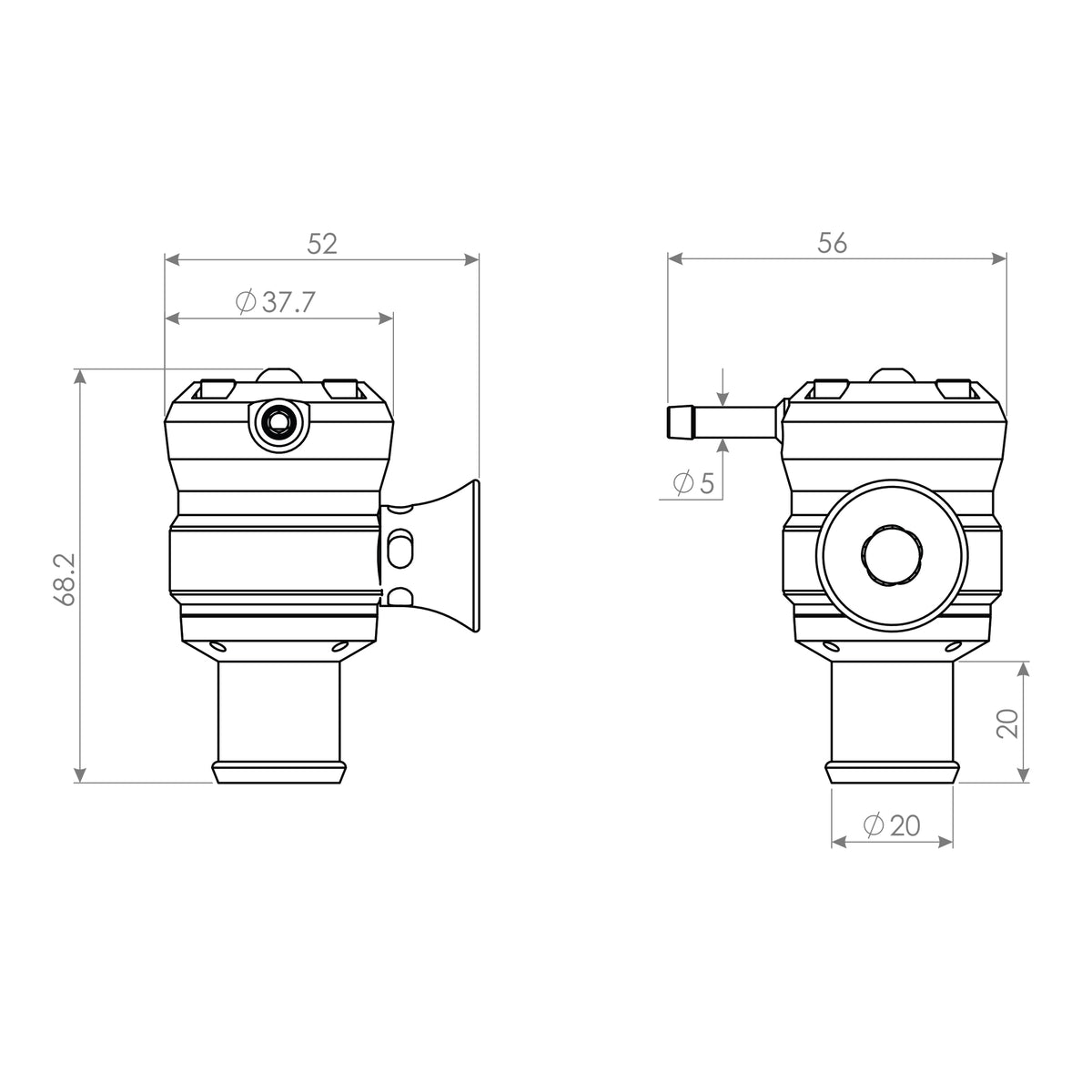 GFB SXV Mini BOV - Universal (T9300-1)