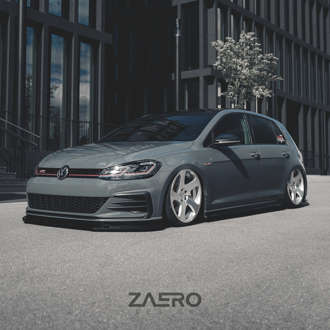 Zaero Design EVO-1 Front Lip/Splitter for Volkswagen Golf GTI TCR MK7.5 2018-2021