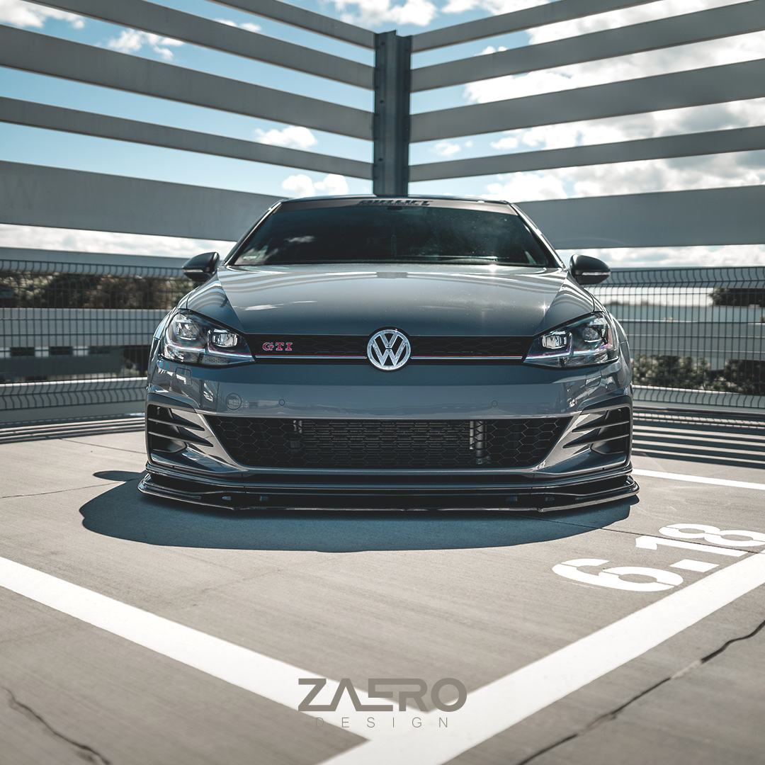 Zaero Design EVO-1 Front Lip/Splitter for Volkswagen Golf GTI TCR MK7.5 2018-2021