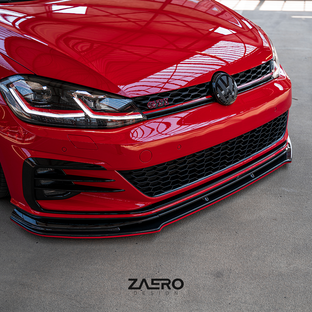 Zaero Design EVO-1 Front Lip/Splitter for Volkswagen Golf GTI TCR MK7.5 2018-2021