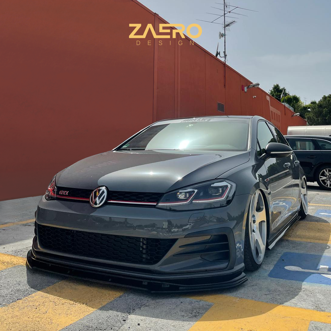 Zaero Design EVO-1 Front Lip/Splitter for Volkswagen Golf GTI TCR MK7.5 2018-2021