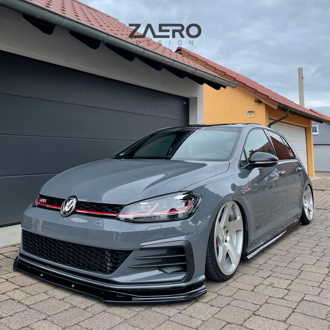 Zaero Design EVO-1 Front Lip/Splitter for Volkswagen Golf GTI TCR MK7.5 2018-2021