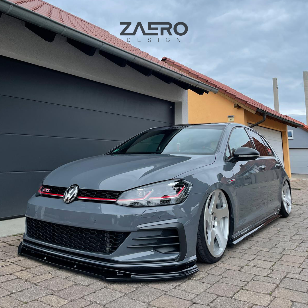 Zaero Design EVO-1 Front Lip/Splitter for Volkswagen Golf GTI TCR MK7.5 2018-2021