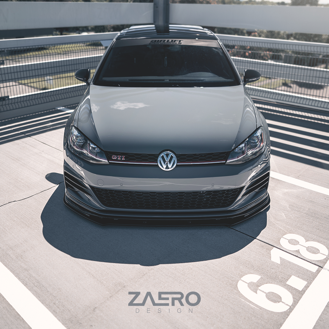 Zaero Design EVO-1 Front Lip/Splitter for Volkswagen Golf GTI TCR MK7.5 2018-2021