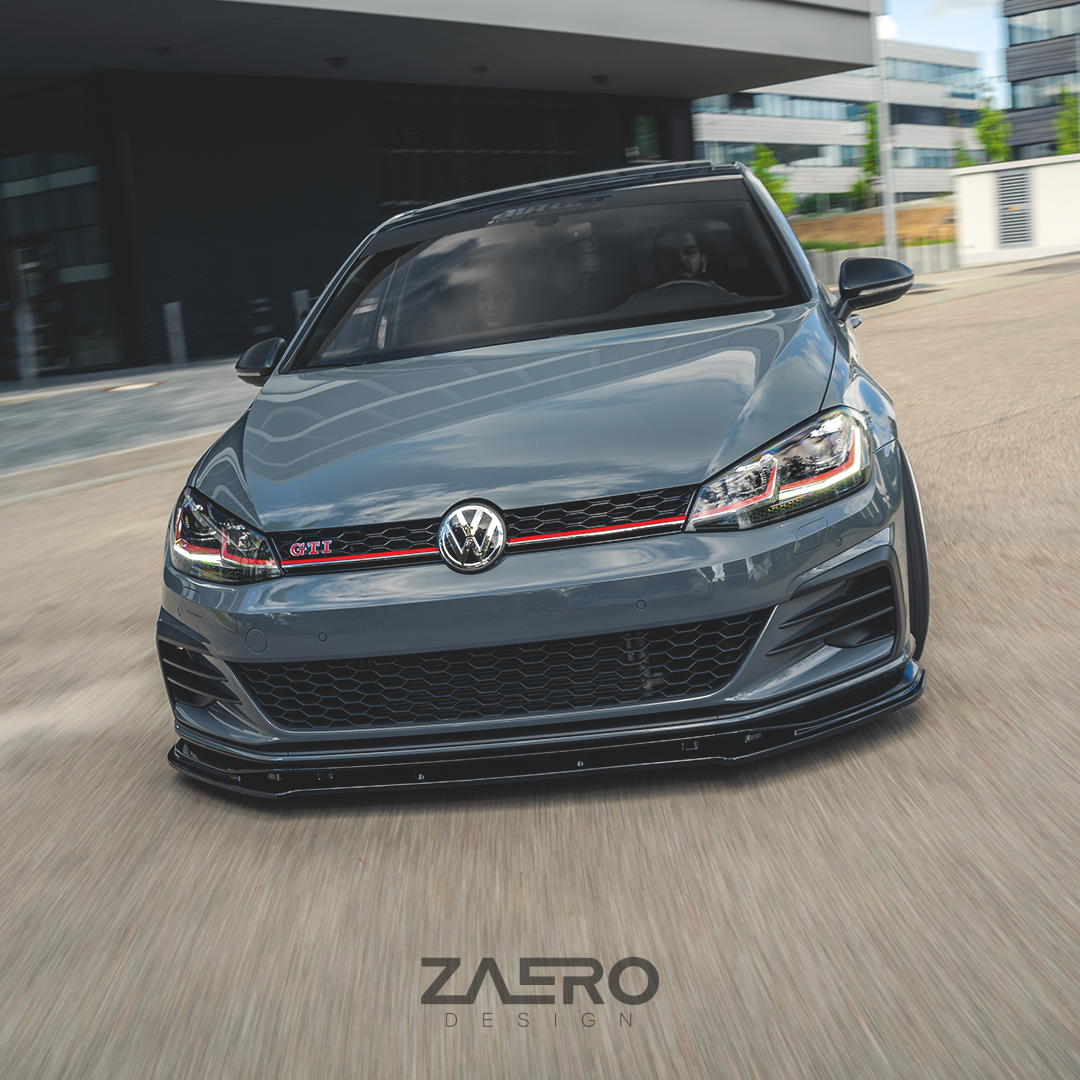 Zaero Design EVO-1 Front Lip/Splitter for Volkswagen Golf GTI TCR MK7.5 2018-2021