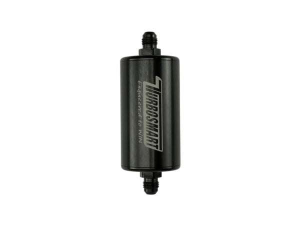 Turbosmart Inline Fuel Filter 10um -6AN Black - Image 1