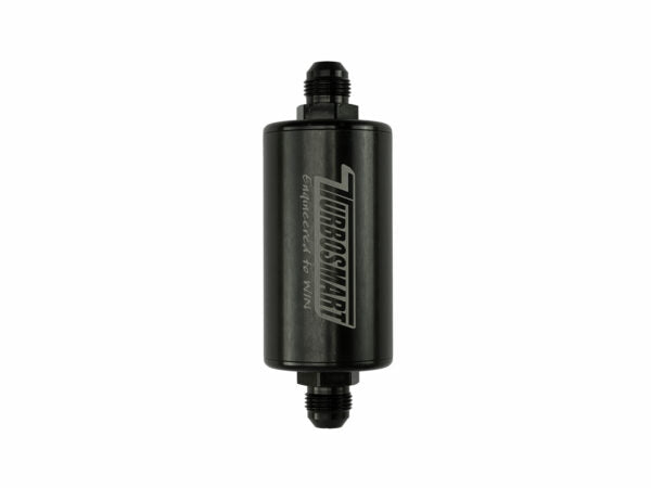 Turbosmart Inline Fuel Filter 10um -8AN Black - Image 1