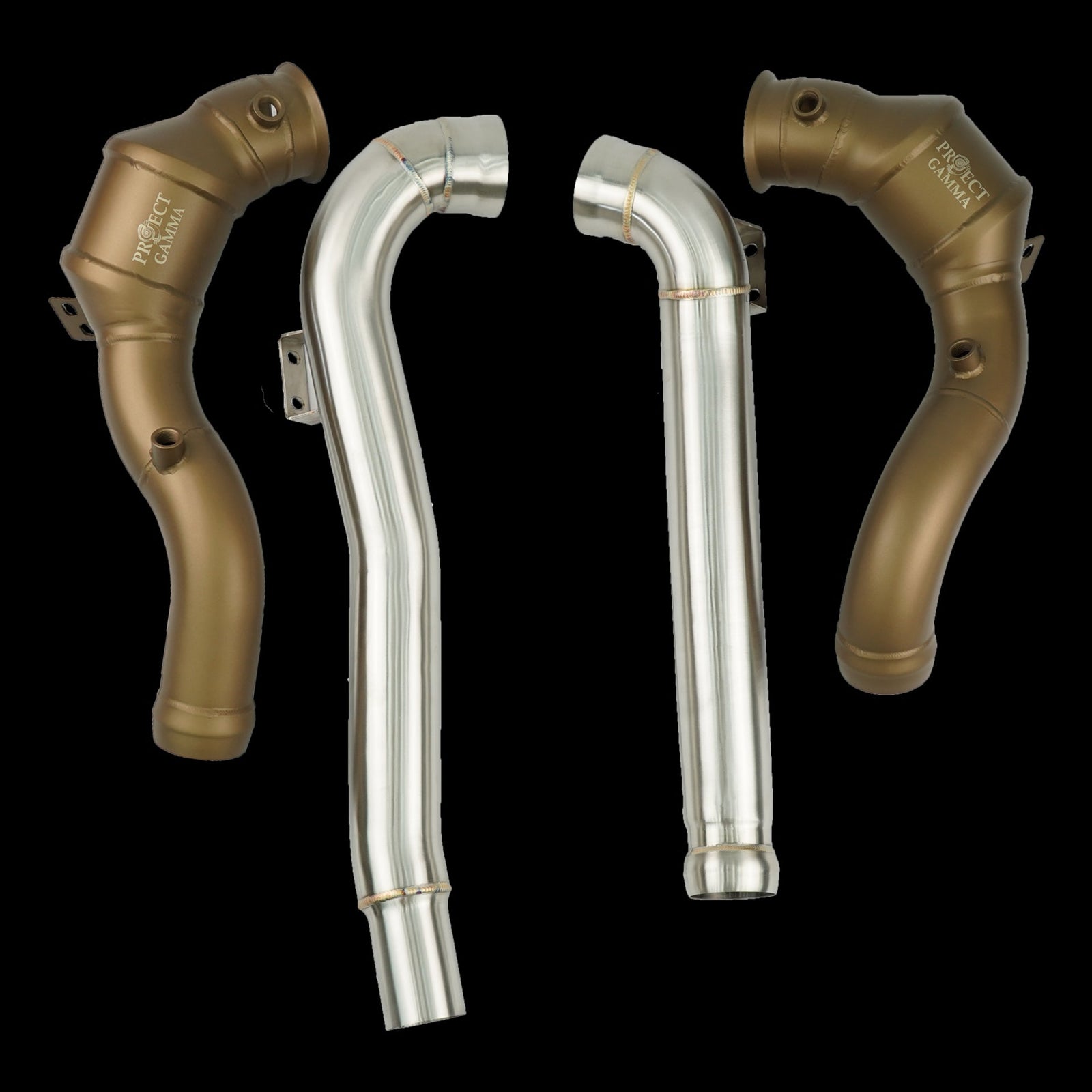 ProjectGamma Mercedes-Benz AMG GT Catted Downpipes 200 Cell