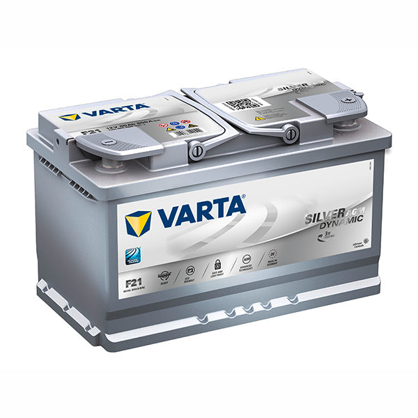 Varta F21 A6 LN4 Silver Dynamic AGM Battery - 800CCA 80Ah - Image 1