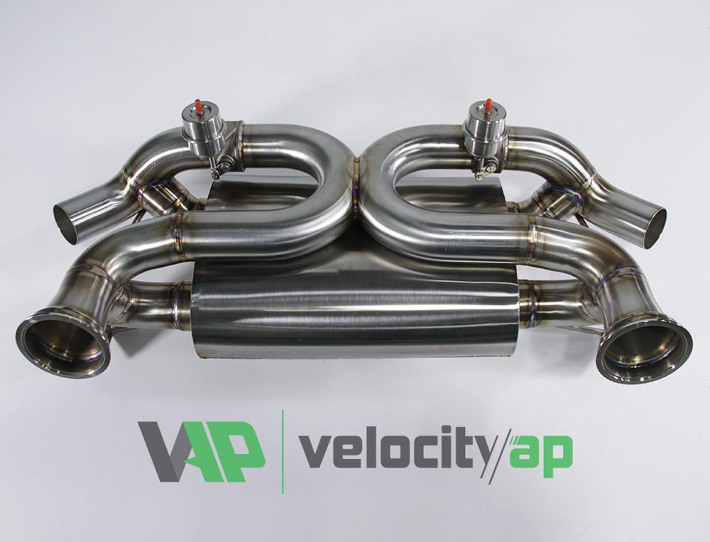 VelocityAP Audi R8 V8 &amp; V10 Valvetronic Stainless Steel Exhaust