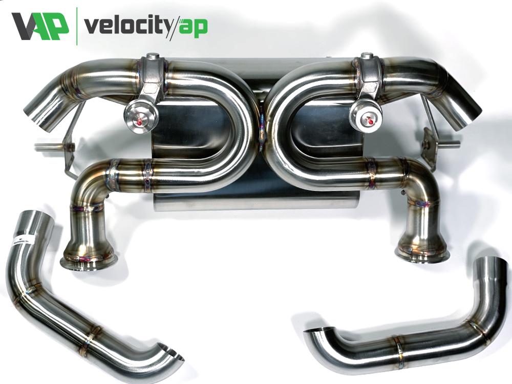 VelocityAP Audi R8 GT &amp; Facelift Valvetronic Stainless Steel Exhaust