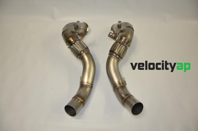 VelocityAP BMW X5M F15 & X6M F16 Cat Delete Downpipes 3.5