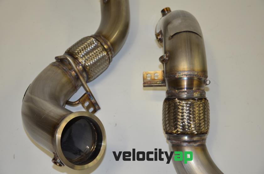 VelocityAP BMW X5M F15 & X6M F16 Cat Delete Downpipes 3.5