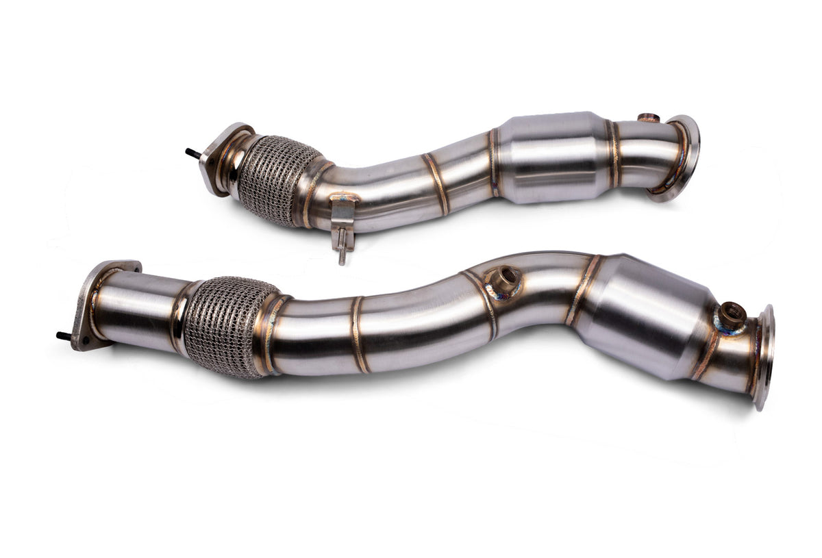 VRSF Catted Downpipes for 2019 – 2022 BMW X3M &amp; X4M S58 F97 F98