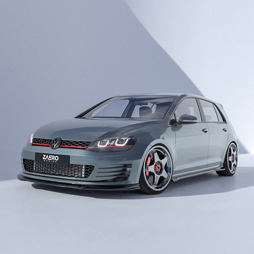 Zaero Design EVO-1 Front Lip/Splitter for Volkswagen Golf GTI MK7 2013-2017