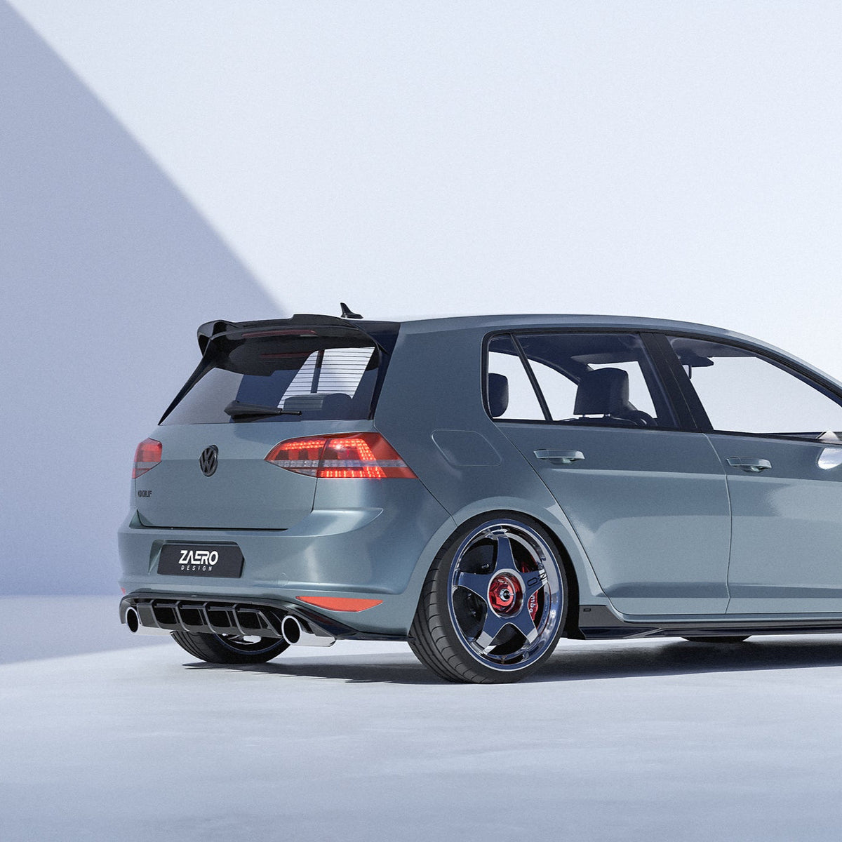 Zaero Design EVO-1 Rear Spoiler for Volkswagen Golf MK7/MK7.5 GTI &amp; R 2014-2021
