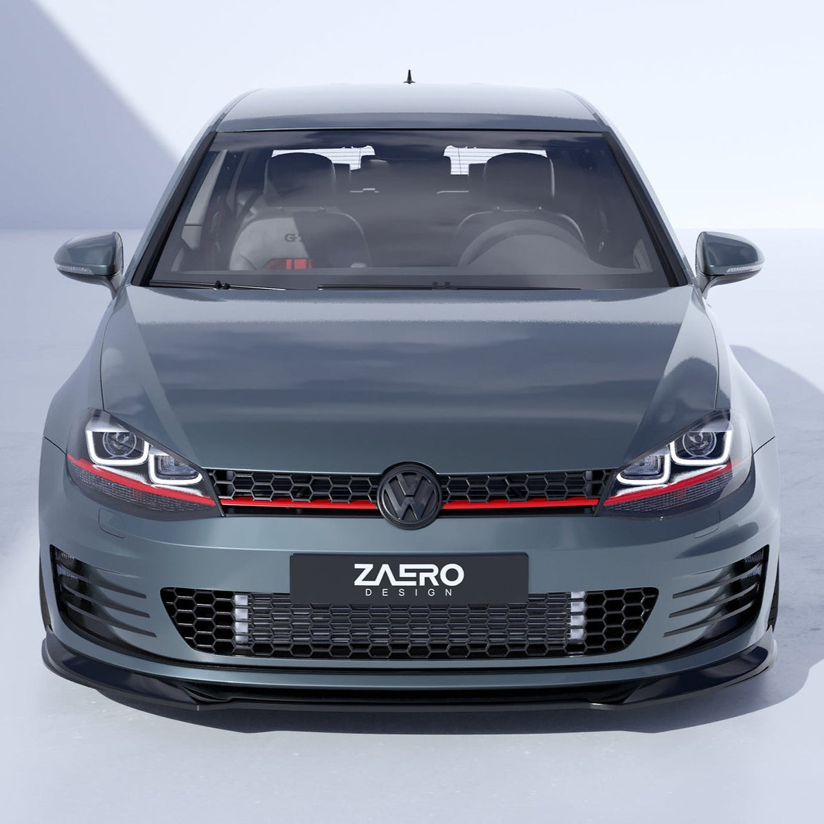 Zaero Design EVO-1 Front Lip/Splitter for Volkswagen Golf GTI MK7 2013-2017